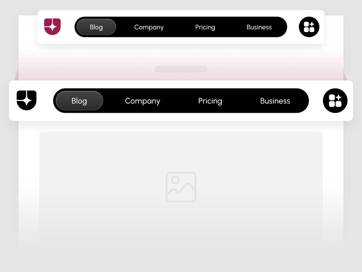Scroll-Based Sticky Header with Logo Color Transition