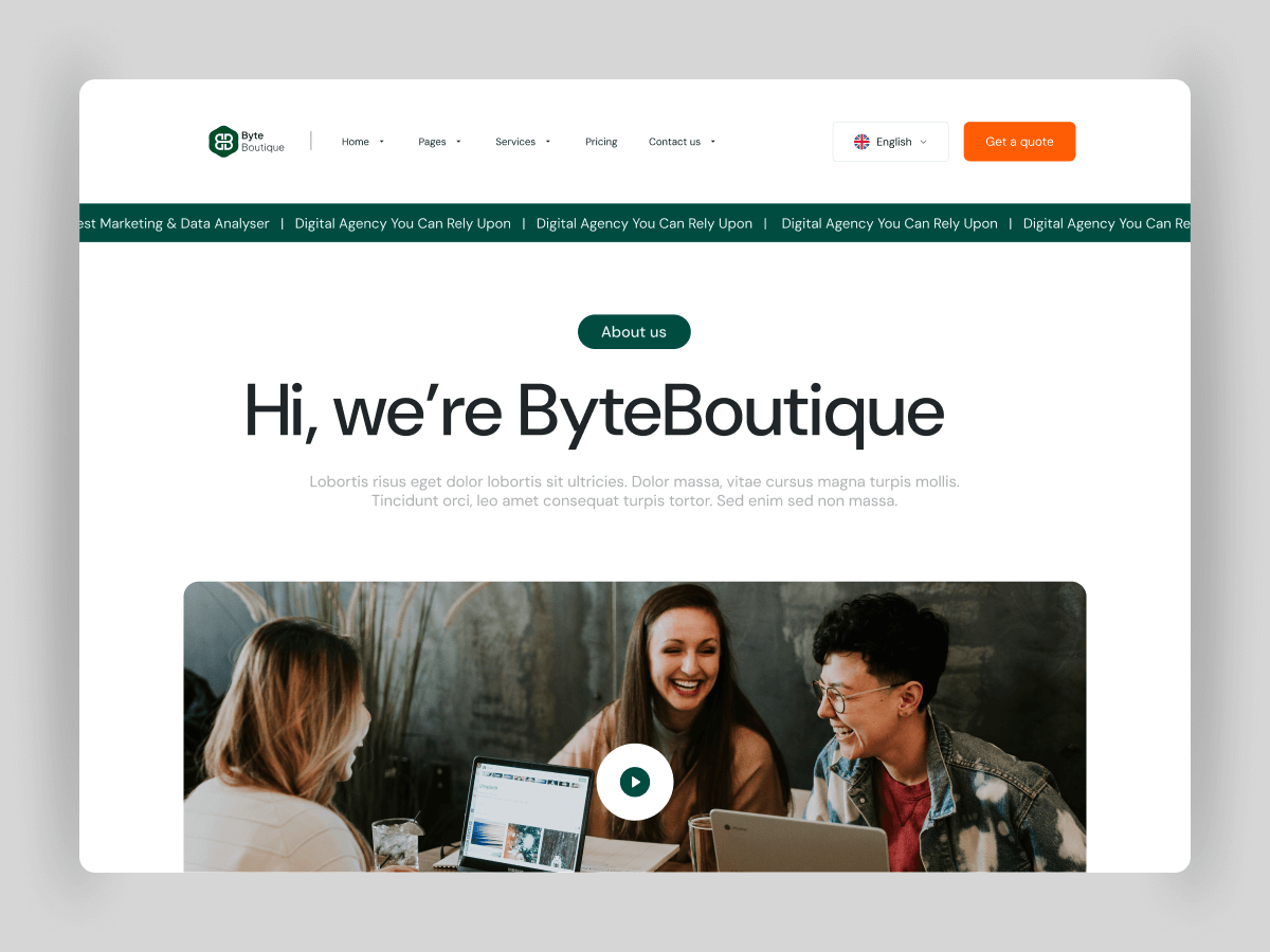 About Us Page | Byte-Boutique Vision