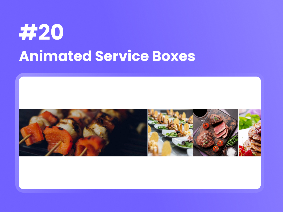 Services. Boxes Website Animated Service Box /20