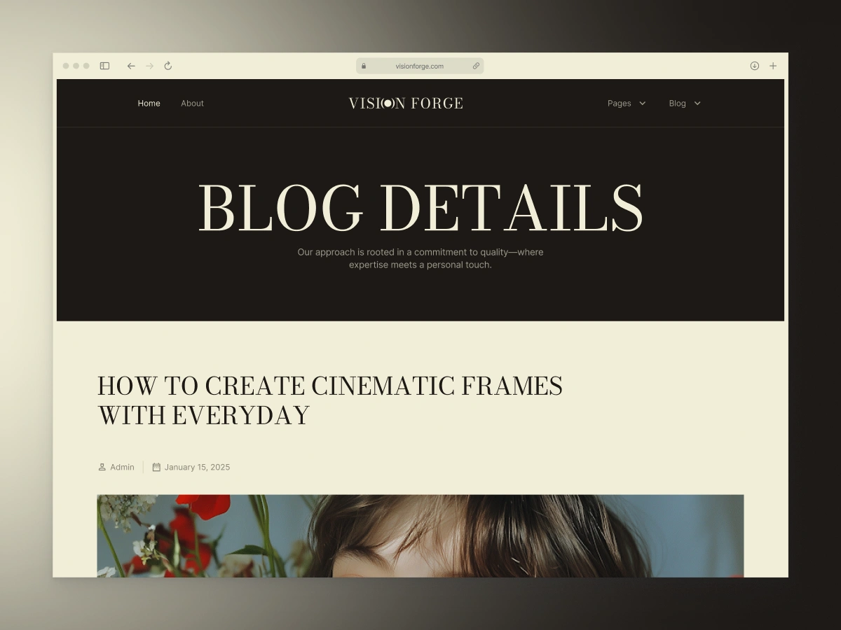 Blog Details Page | Vision Forge