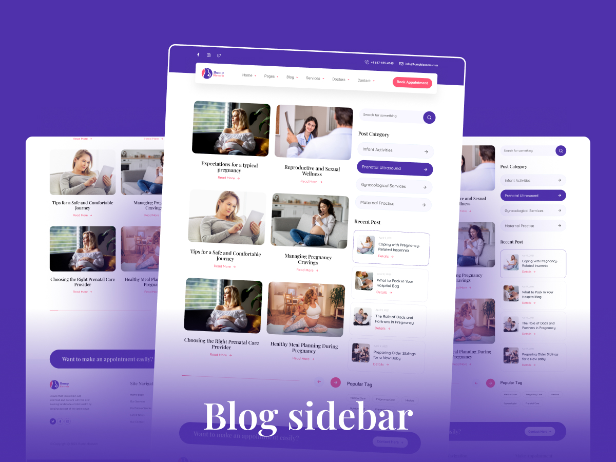 Blog Sidebar Page | BumpBlossom Heal