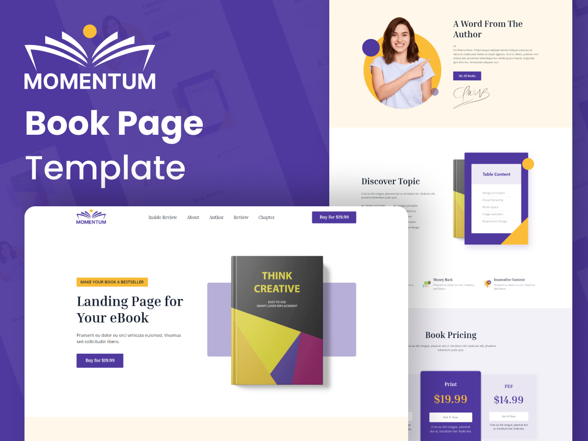 Landing page | momentum