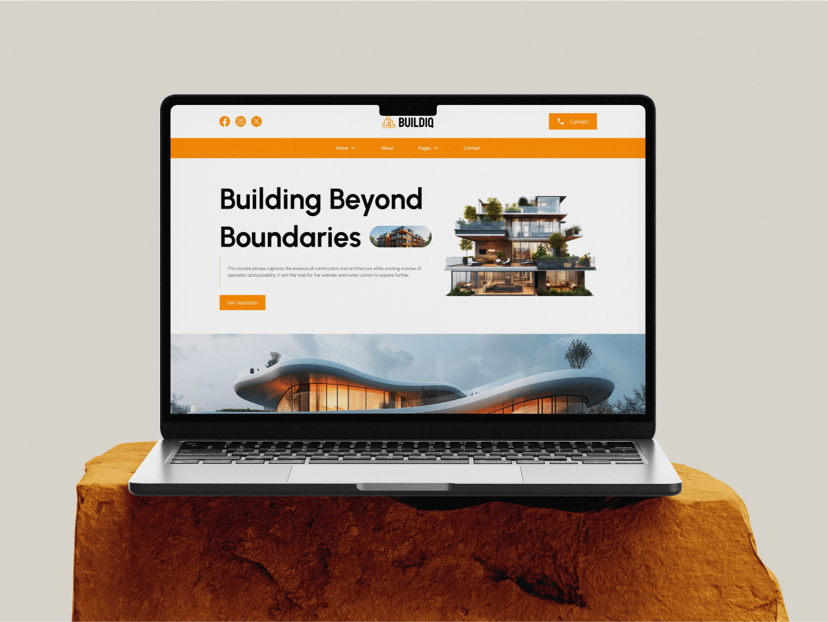 Buildiq elevate  | elementor template kit