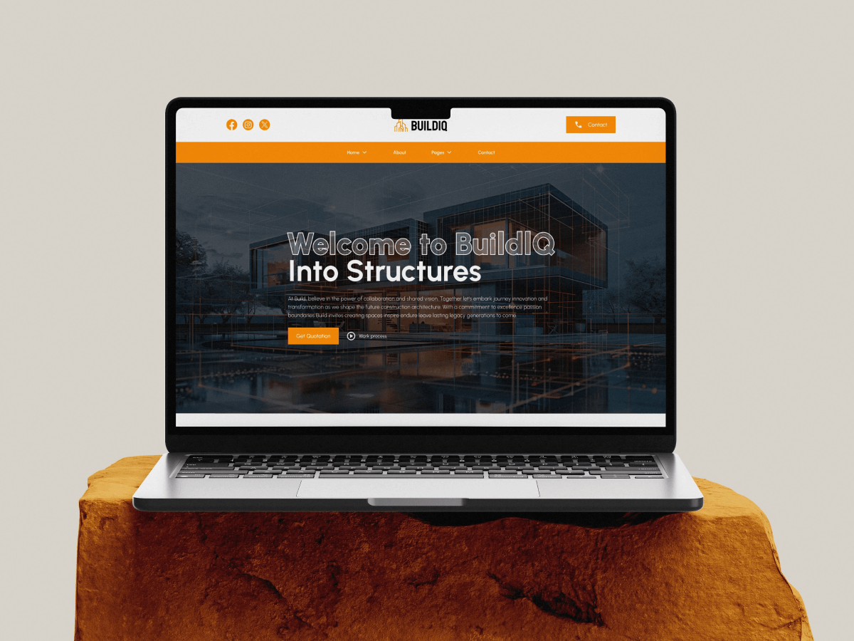 Buildiq nexus   | elementor template kit