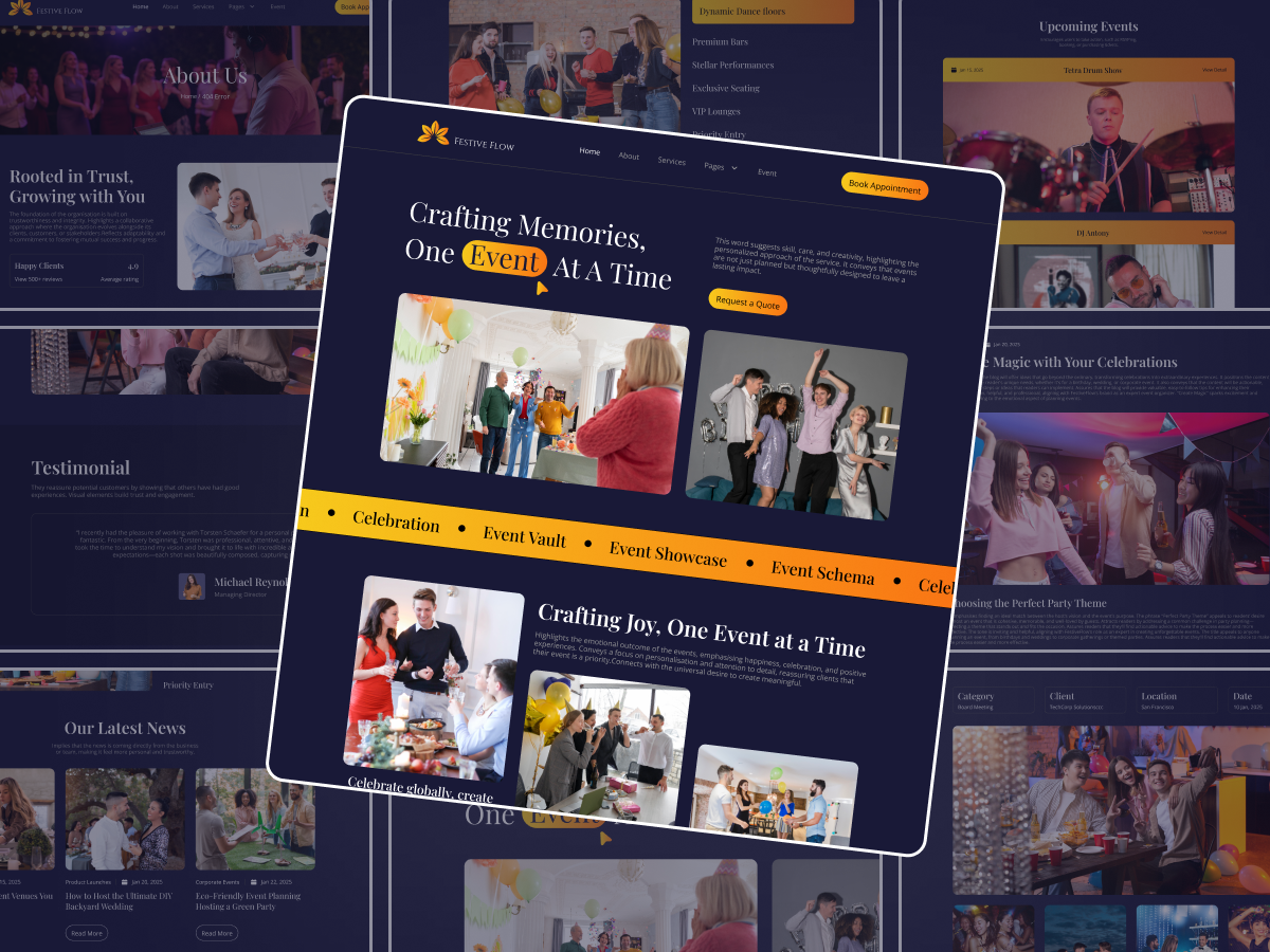 Festiveflow | elementor template kit