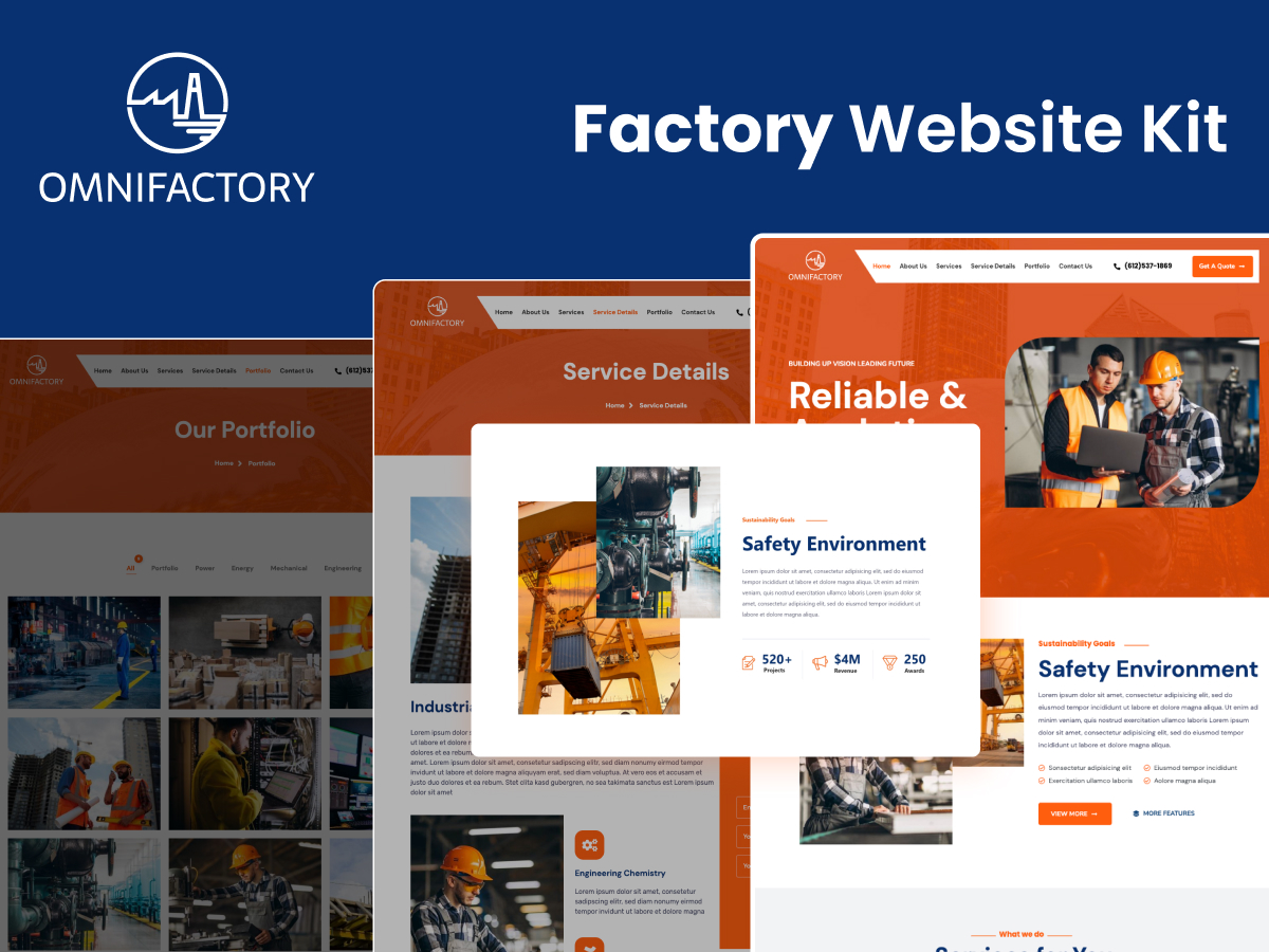Omnifactory | factory website kit