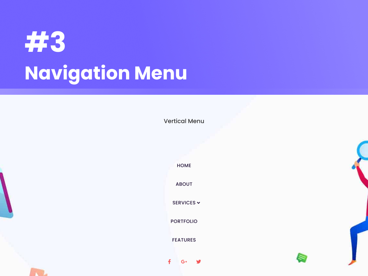 Navigation Menu / 3
