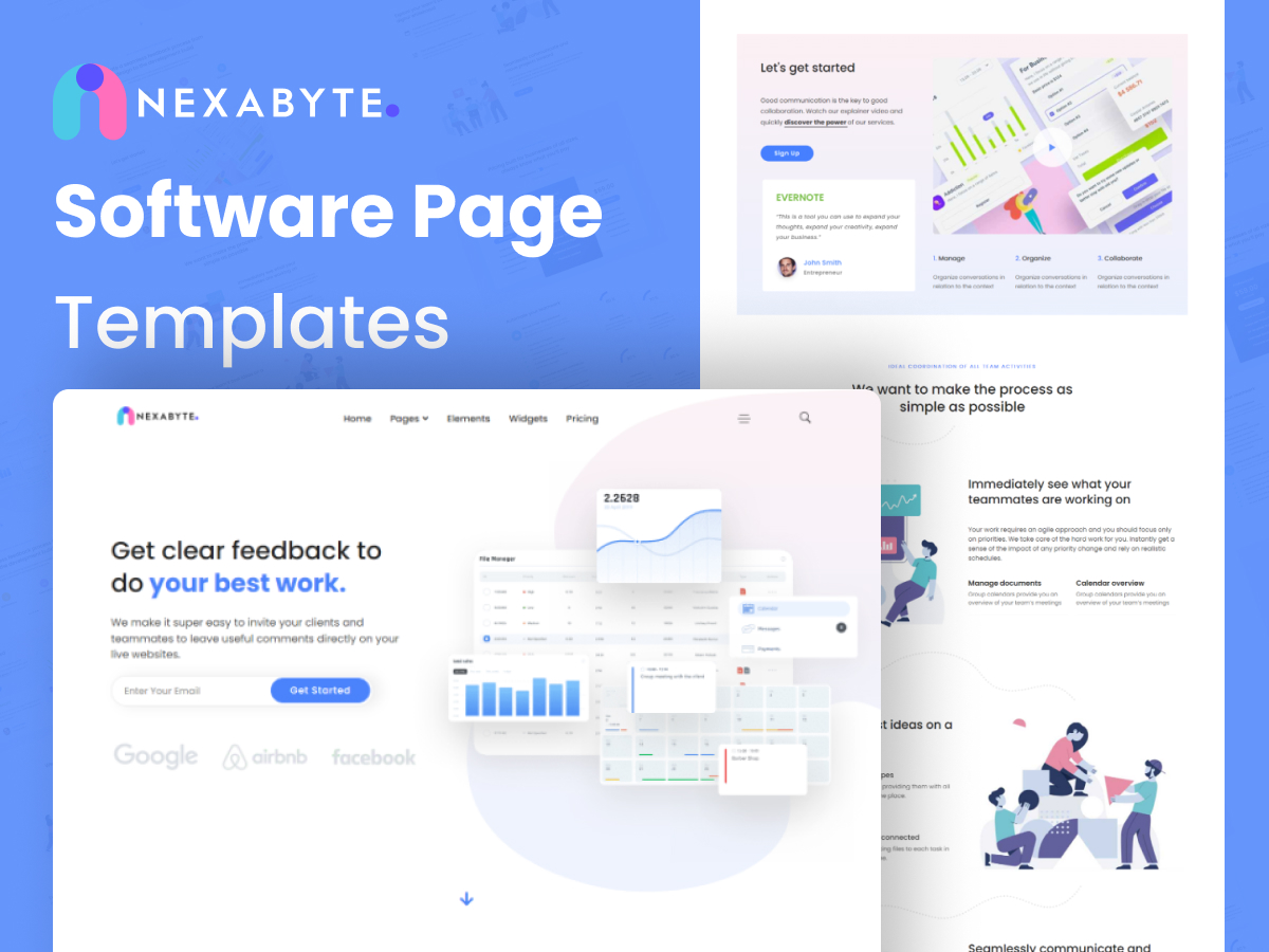 Landing page | software | nexabyte