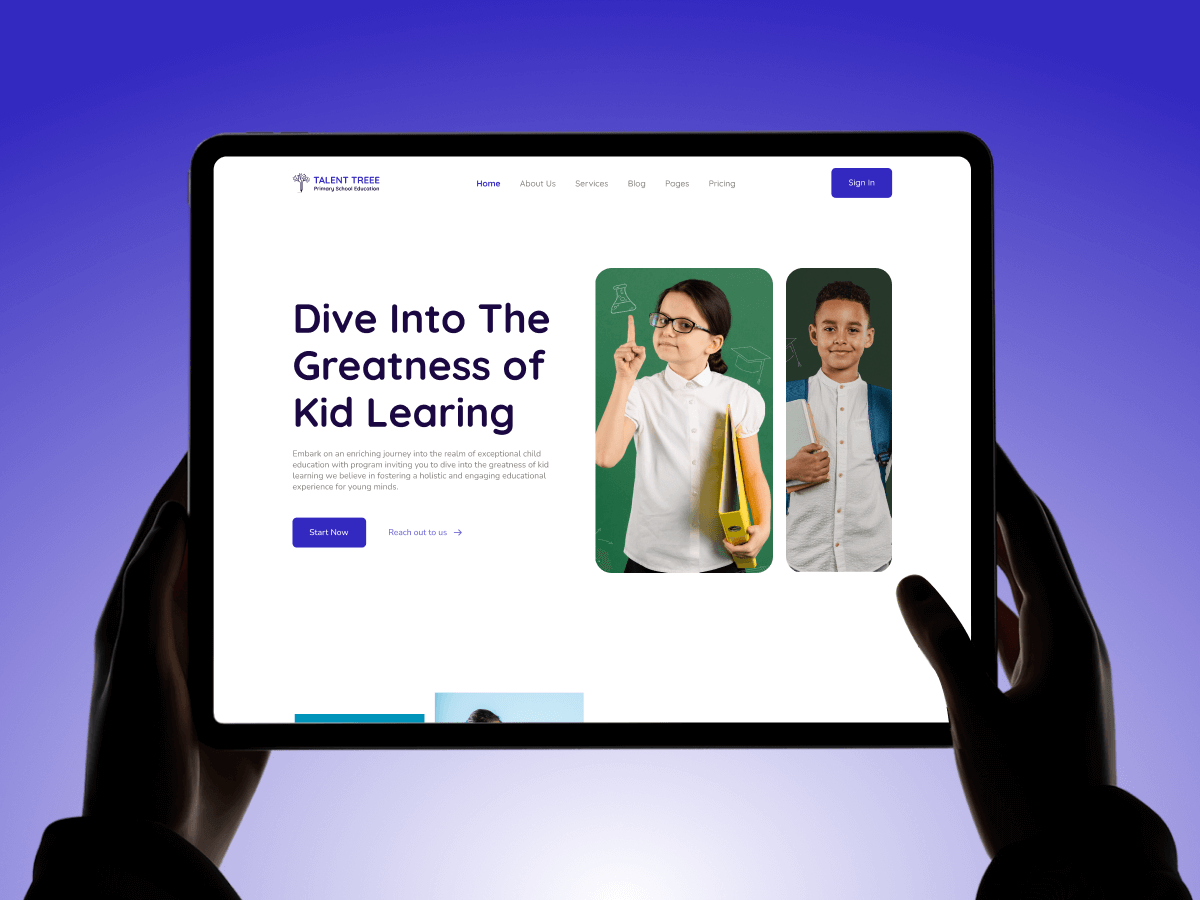 Talent-tree rise | elementor template kit
