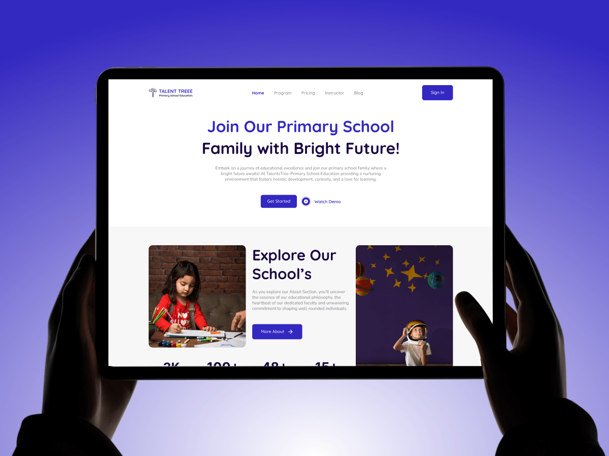 Talent-tree bright | elementor template kit
