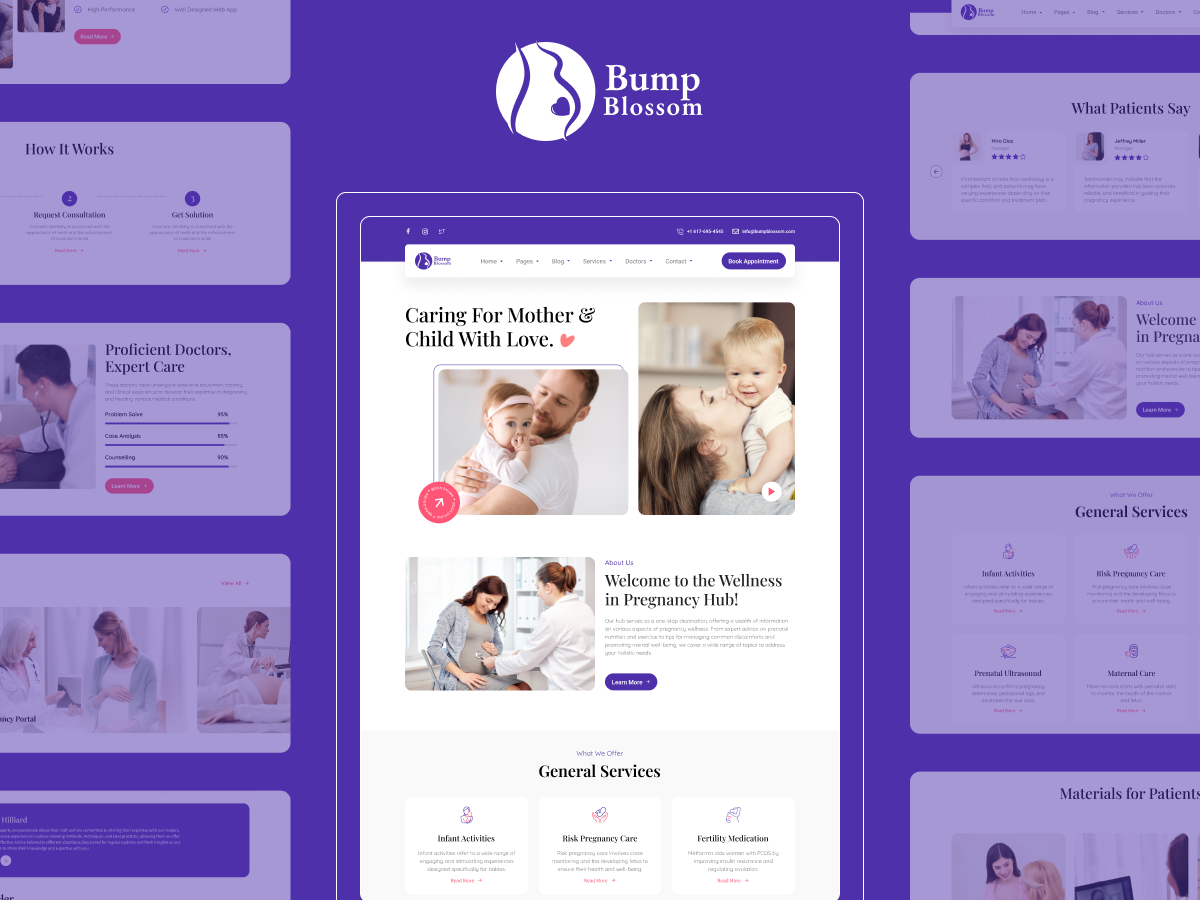 Bumpblossom heal | elementor template kit