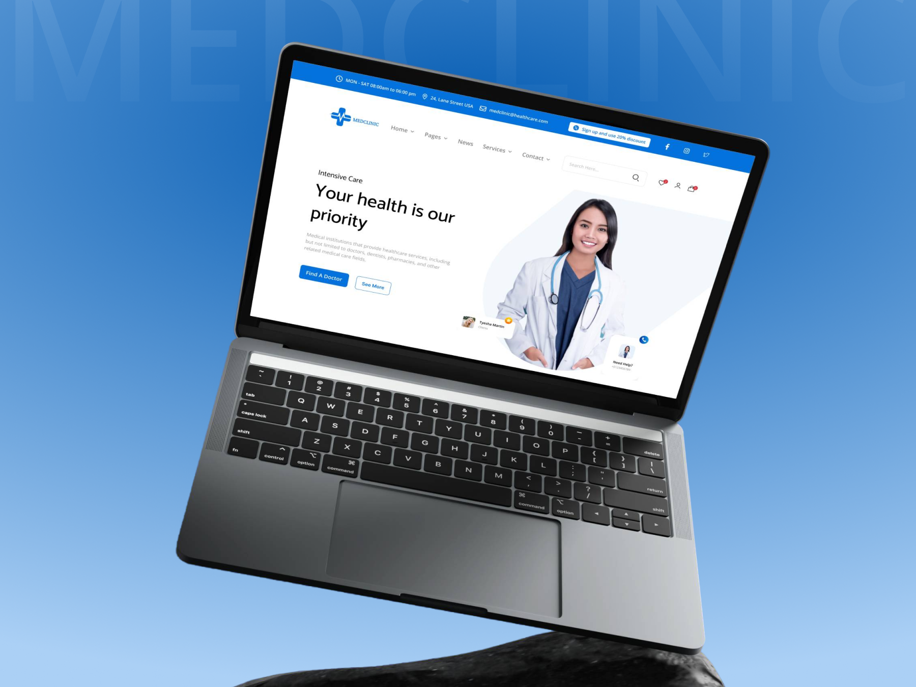 Medclinic one | elementor template kit