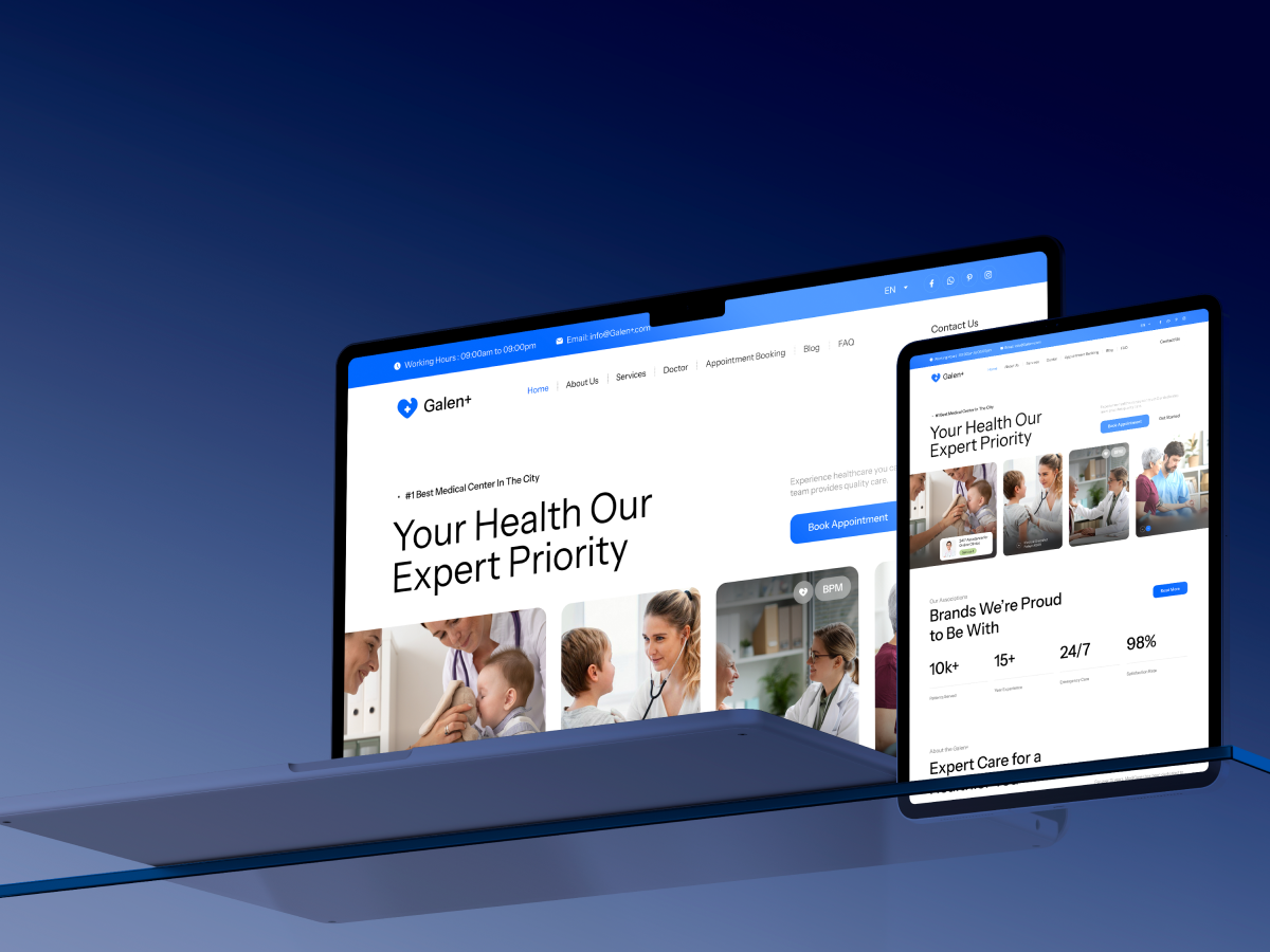 Galen medical | elementor template kit