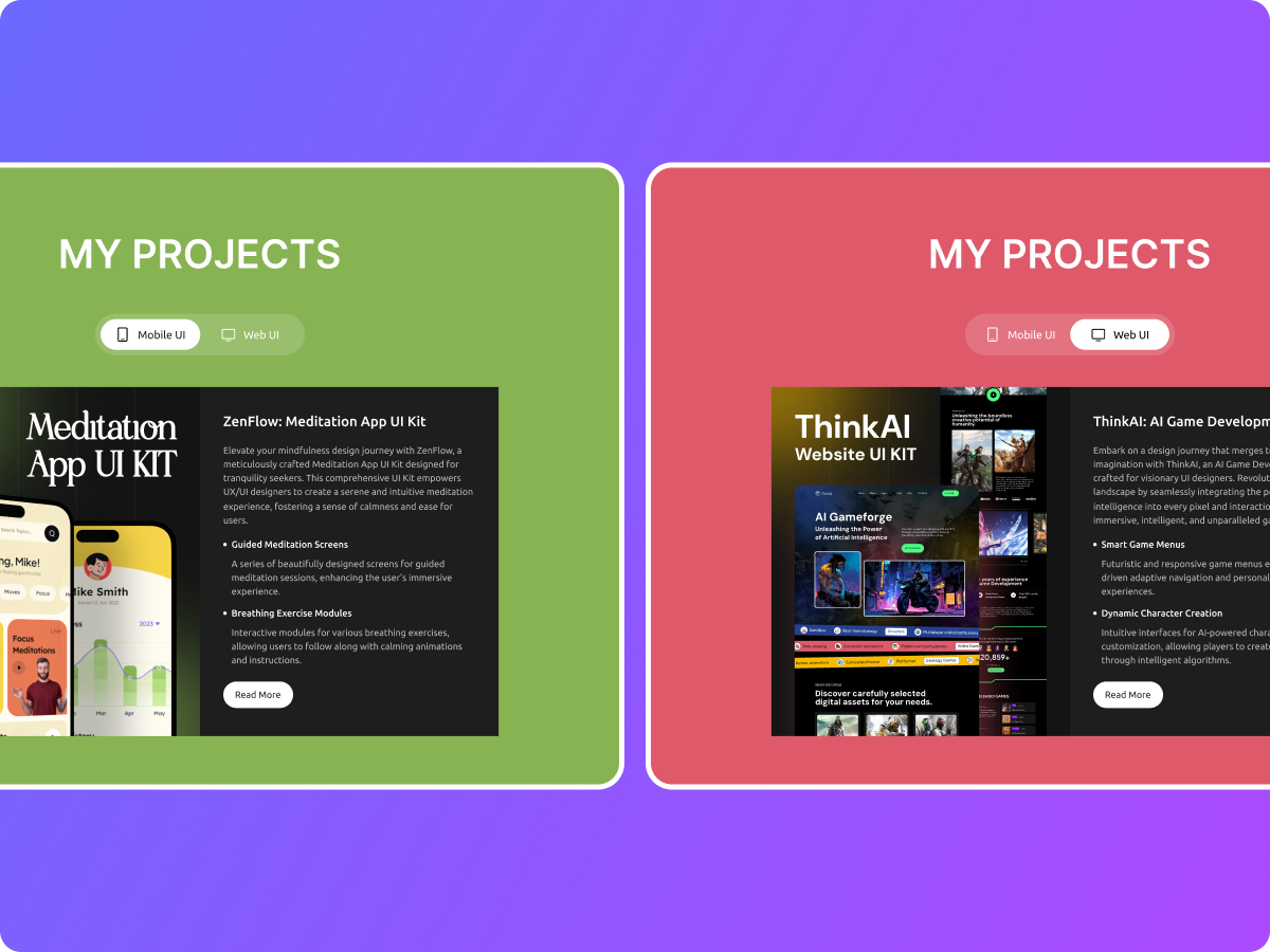 Carousel Slider with Tabs Connection | Template
