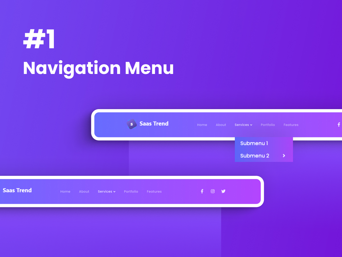 Header / Navigation Menu / 1